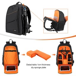 Mochila para Câmera Fotográfica a Prova D'Água Profissional Light Pro Dslr DJI Ronin-SC / Ronin-S + - 6