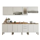 Ver imagem 1 de Cozinha Compacta para Cooktop 6 Peças 12 Portas 2 Gavetas Paris Sallêto Móveis