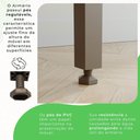 Ver mais imagens de Cozinha Compacta para Cooktop 6 Peças 12 Portas 2 Gavetas Paris Sallêto Móveis