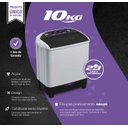 Ver imagem 3 de Lavadora 2 em 1 - 10 Kg - Lava 6 Kg e Centrifuga 4 Kg - Praxis Eletrodomésticos 2 em 1 - 10kg