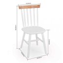 Ver imagem 2 de Kit 2 Cadeiras Madeira Maciça Milena