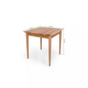 Ver imagem 3 de Mesa 4 Lugares Quadrada Madeira Maciça Milena Marrom