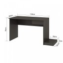 Ver imagem 3 de Mesa Gamer Escrivaninha para Computador 1 Gaveta 120cm Fellicci Grafite