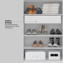 Ver mais imagens de Sapateira com Espelho 2 Portas 01 Gaveta Grife