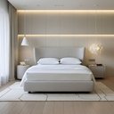 Ver imagem 4 de Cama Japonesa com Cabeceira Corea Seo Queen Linho Cinza Clarinho - Sallar Home