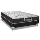Ver imagem 1 de Cama Box Casal: Colchão Molas Probel Bonnel ProDormir Sleep + Base CRC Suede Black(138x188)