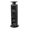 Torre Totem Multiplug 2 Tomadas 20a 2 Usb Embutir - Preto - 4
