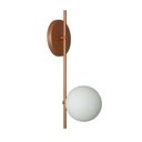 Ver imagem 4 de Arandela Luminária Bari Globo 12 Cm Moderno Cobre Fosco Bf Decor Arandela Bari Globo 12