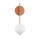 Ver imagem 3 de Arandela Luminária Bari Globo 12 Cm Moderno Cobre Fosco Bf Decor Arandela Bari Globo 12
