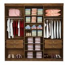 Ver imagem 4 de Guarda Roupa Casal 6 Portas 4 Gavetas Leblon D'doro Ypê