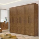 Ver imagem 2 de Guarda Roupa Casal 6 Portas 4 Gavetas Leblon D'doro Ypê