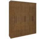 Ver imagem 1 de Guarda Roupa Casal 6 Portas 4 Gavetas Leblon D'doro Ypê