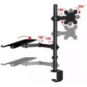 Ver imagem 5 de Suporte Duplo Articulado de Mesa para Monitor e Notebook Bmg-33