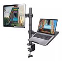 Ver imagem 1 de Suporte Duplo Articulado de Mesa para Monitor e Notebook Bmg-33