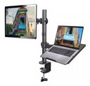 Ver imagem 1 de Suporte Duplo Articulado de Mesa para Monitor e Notebook Bmg-33