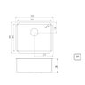 Cuba Tramontina Quadrum 50x40cm Inox Undermount 94007/112 - 5