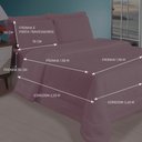 Ver imagem 4 de Edredom Casal Queen 6 Peças Leve para Verão Função Cobre Leito Rosé Casa Dona