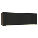 Ver imagem 1 de Armário Aéreo 100 cm 1 Porta Basculante Rustic/Preto Lux Madesa