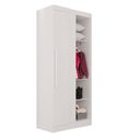 Ver imagem 2 de Guarda-Roupa Modulado Canto 1 Porta Fortaleza Branco