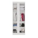 Ver imagem 4 de Guarda-Roupa Modulado Canto 1 Porta Fortaleza Branco