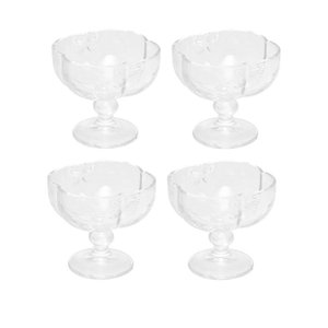 Conjunto 4 Tacas P/ Sobremesa Wolff de Vidro Butterfly 20596