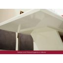 Ver imagem 4 de Mesa de Jantar com Tampo de Vidro 160cm Solus Móveis Branco/Nature/Off White