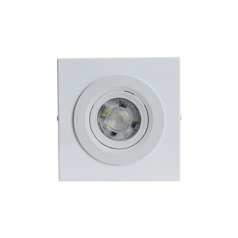Spot Luminária Slim Sobrepor Teto Beiral Alumínio Led 7w Branco Frio Externo St3250 - Branco