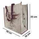 Ver imagem 3 de Bolsa Ecobag Ecologica Kit 10 Unidades Alça Compras Mercado Resistente Dobravel