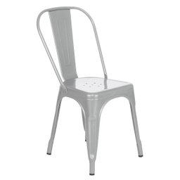 Kit 8 cadeiras + 2 banquetas altas industrial Loft Vintage Iron Tolix prata - 2 Kit 8 cadeiras + 2 banquetas altas industrial Loft Vintage Iron Tolix prata - 2