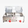 Fritadeira Inox À Gás Baixa Pressão 2 Cubas - Cefaz - 5