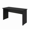 Ver imagem 2 de Mesa Retangular Escrivaninha 135cm x 60cm Tampo 25mm com Pés Painel F5 Office Cor:Preto
