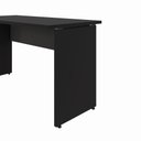 Ver imagem 5 de Mesa Retangular Escrivaninha 135cm x 60cm Tampo 25mm com Pés Painel F5 Office Cor:Preto