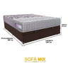 Cama Box Coala Casal Marrom Suede Toraflex 54x138x188 - 5