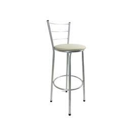 Kit 4 Banquetas Alta Prata Cozinha Gourmet Americana Balcão:bege - 2
