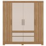 Guarda-Roupa Casal 4 Portas 4 Gavetas Bilbao  - 6