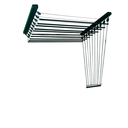 Ver imagem 1 de Varal Individual de Teto 150cm com 10 Varetas em Alumínio - Preto