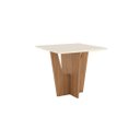 Ver imagem 2 de Mesa de Jantar com Tampo de Vidro 90cm Vértice Móveis