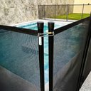 Ver imagem 4 de Cerca Removível de Proteção para Piscina Premium com Estrutura em Alumínio Reforçado Preto