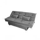 Ver imagem 4 de Sofá Cama Casal Reclinável Esmeralda - Cinza Light
