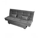 Ver imagem 1 de Sofá Cama Casal Reclinável Esmeralda - Cinza Light