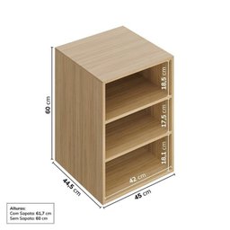 Armário Baixo Módulo 45x60 1 Porta Frame CabeCasa MadeiraMadeira - 4