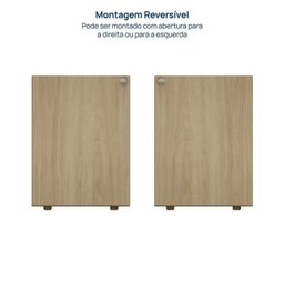 Armário Baixo Módulo 45x60 1 Porta Frame CabeCasa MadeiraMadeira - 9