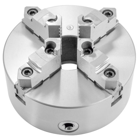 Placa para Torno 4 Castanhas Reversíveis 160mm - F. Traseira