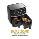 Ver imagem 2 de Fritadeira Air Fryer 10l Cesto Duplo 220 V Philco