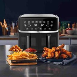 Fritadeira Air Fryer 10l Cesto Duplo 220 V Philco - 6