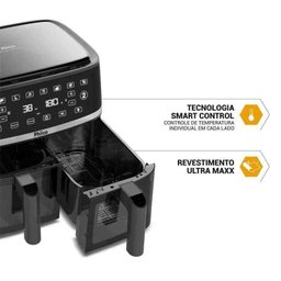 Fritadeira Air Fryer 10l Cesto Duplo 220 V Philco - 4