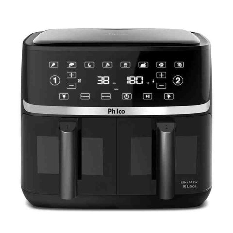 Fritadeira Air Fryer 10l Cesto Duplo 220 V Philco