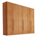Ver imagem 1 de Guarda-Roupa Casal 100% MDF com 6 Portas e 4 Gavetas 220cm Multimóveis CR35510 Madeirado