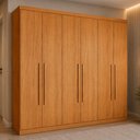 Ver imagem 3 de Guarda-Roupa Casal 100% MDF com 6 Portas e 4 Gavetas 220cm Multimóveis CR35510 Madeirado
