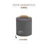 Lata Porta Mantimentos Hermético 0,8l Chumbo Sense ou - 2